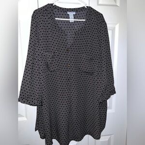 Catherines blouse multi color size 2x/22/24w for women’s